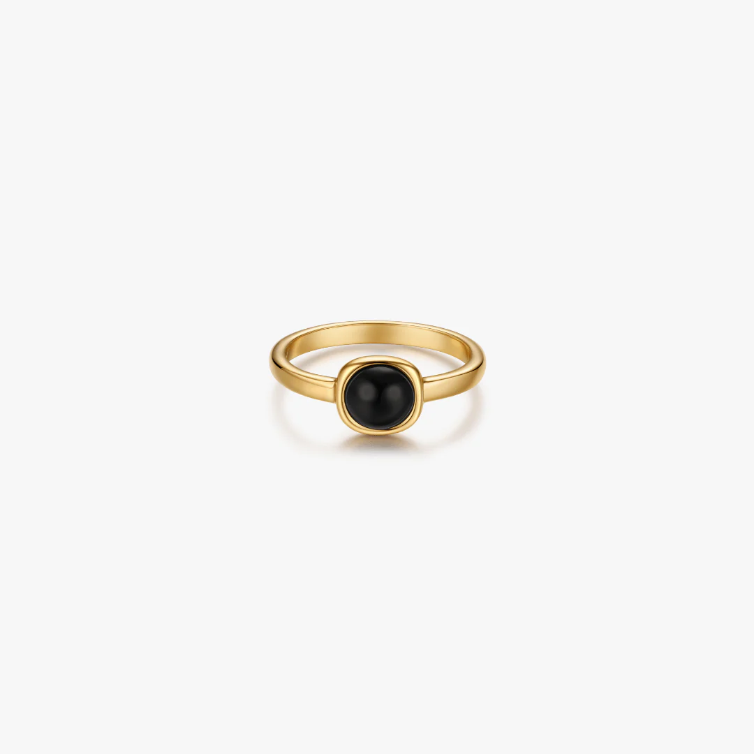 Kimberly Black Gem Ring - Image 7
