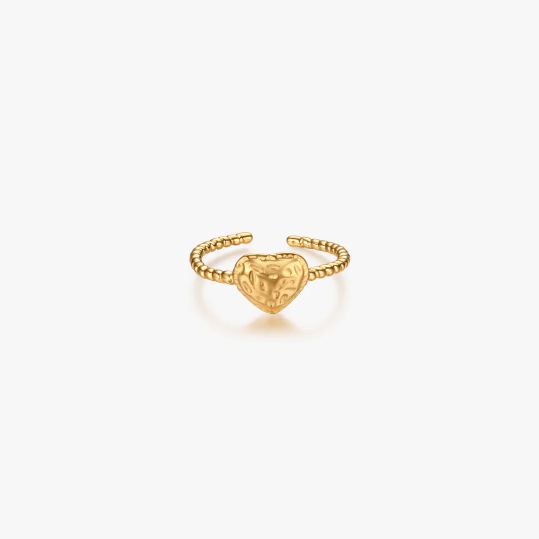 Kiri Adjustable Heart Ring - Image 4
