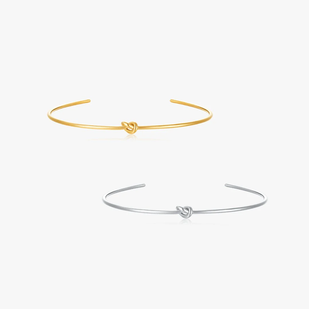 Knot Cuff Bracelet (Greek Inspired Collection)