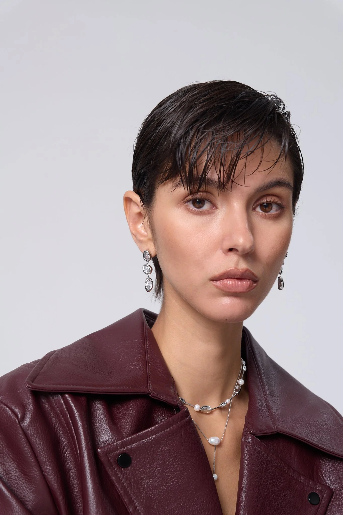 Lauren Multi Gem Drop Earrings - Image 2