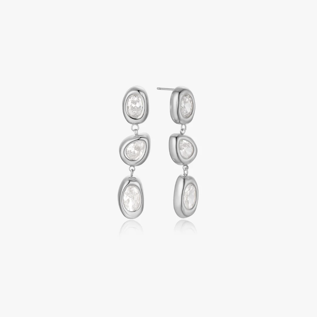 Lauren Multi Gem Drop Earrings - Image 6