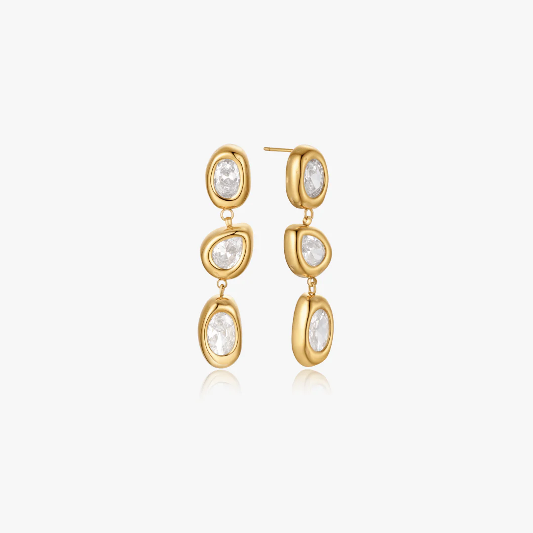 Lauren Multi Gem Drop Earrings - Image 7