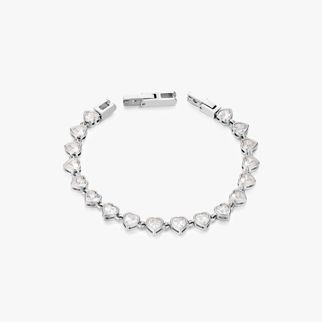 Lucy Heart Gem Tennis Bracelet - Image 5
