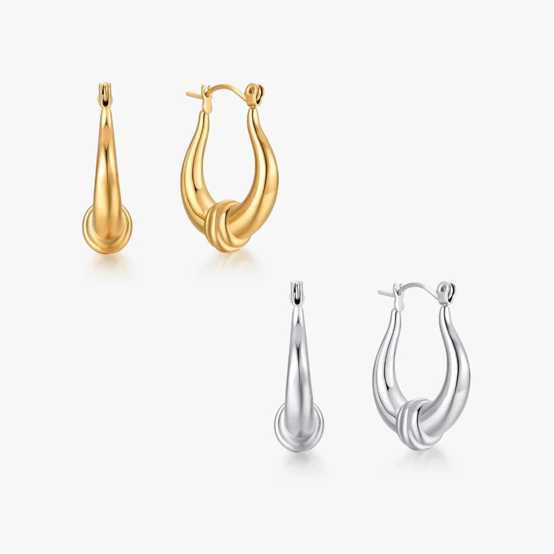 Lyre Hoops (Greek Inspired Collection)