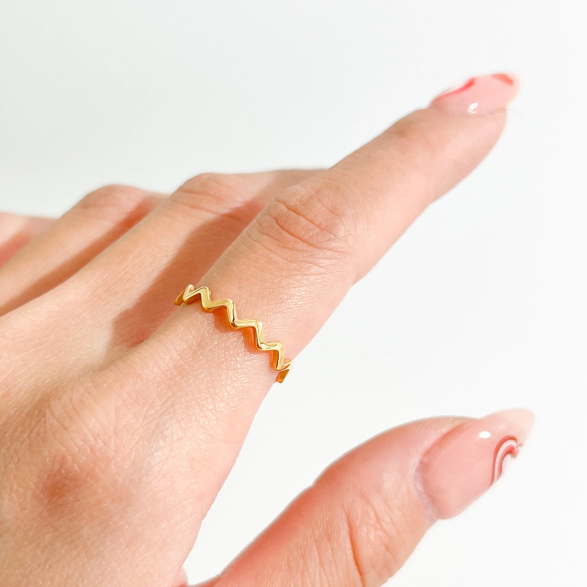Making Waves Gold Ring - Image 2