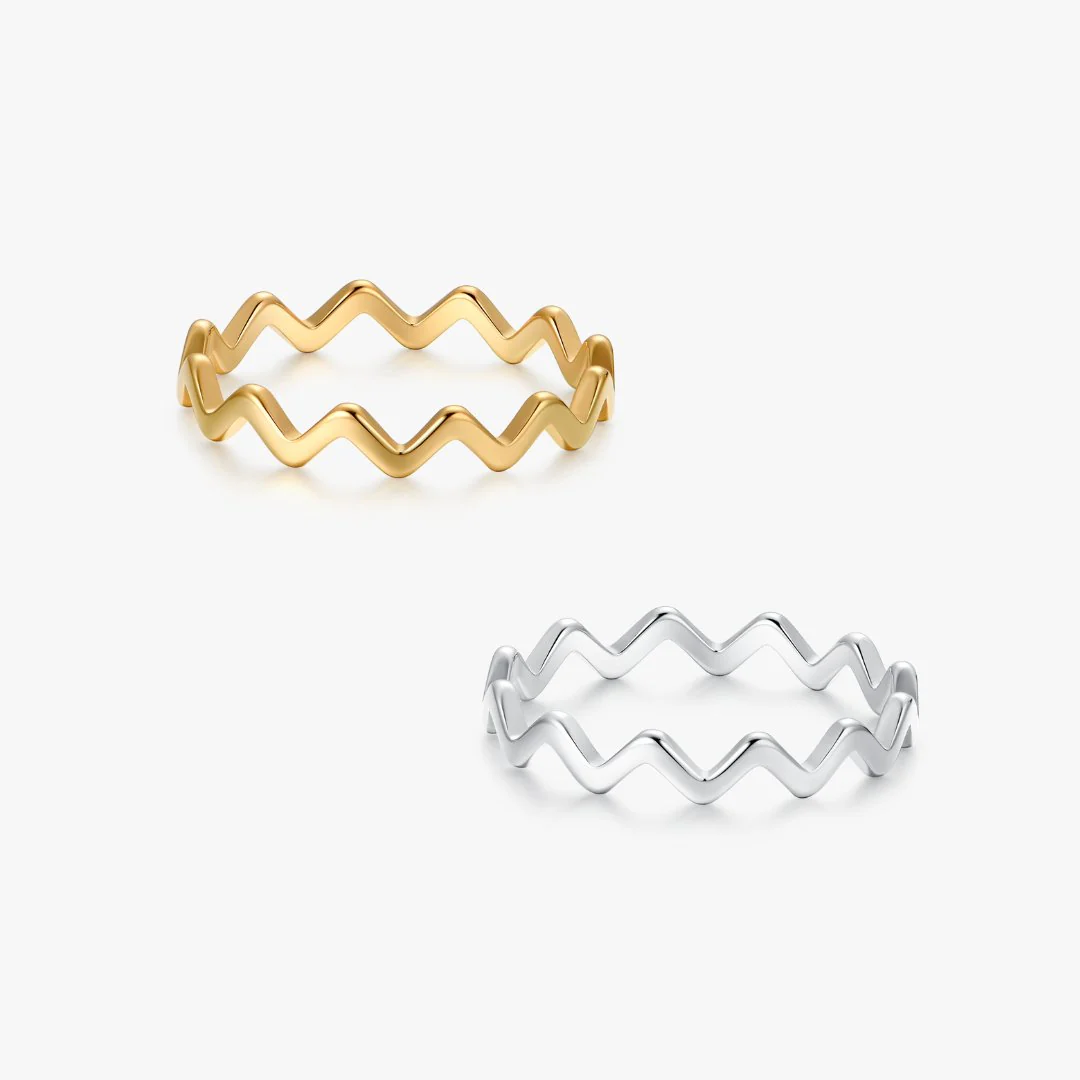 Making Waves Gold Ring - Image 4
