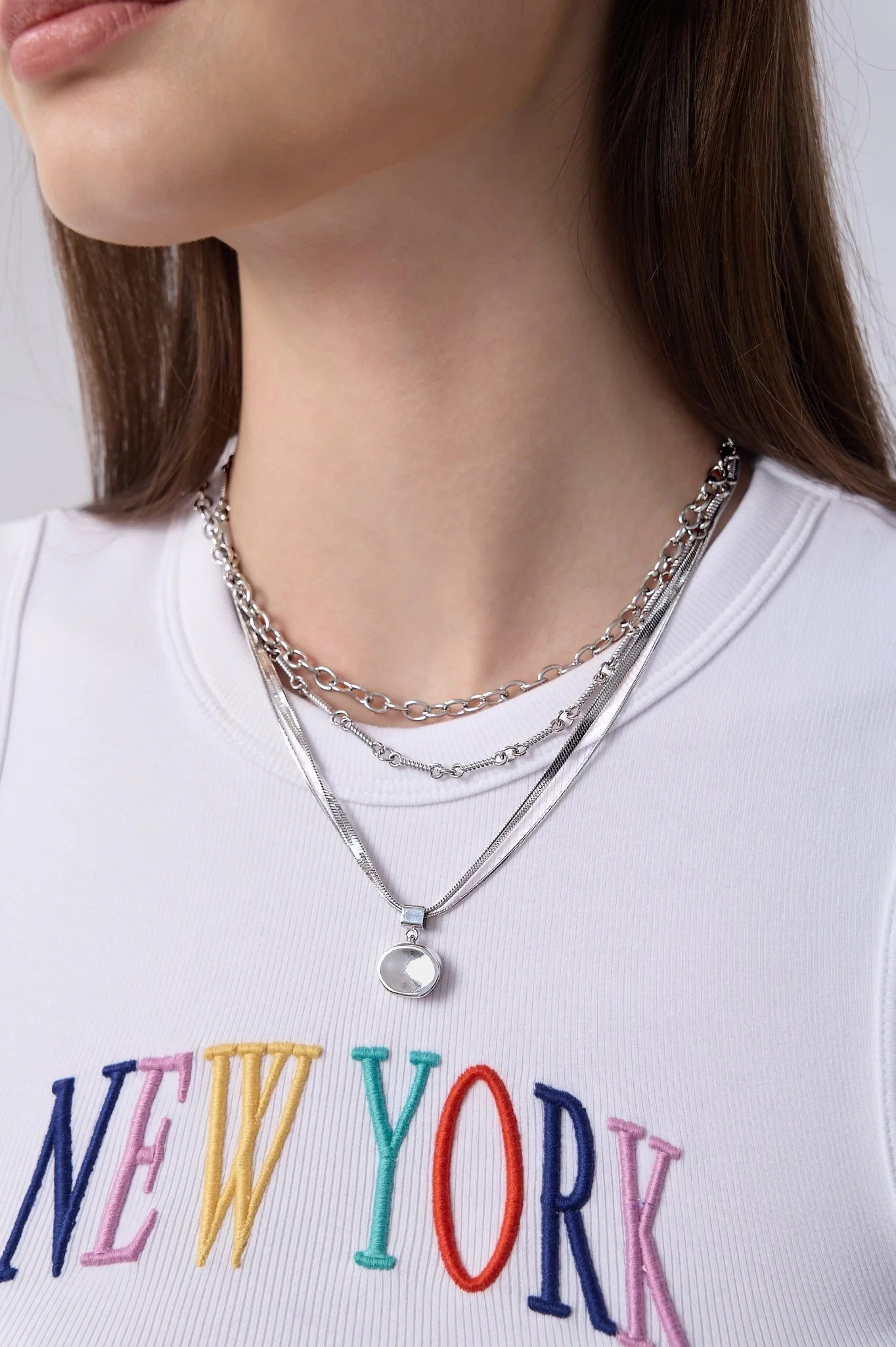 Maren Molten Drop Necklace - Image 2