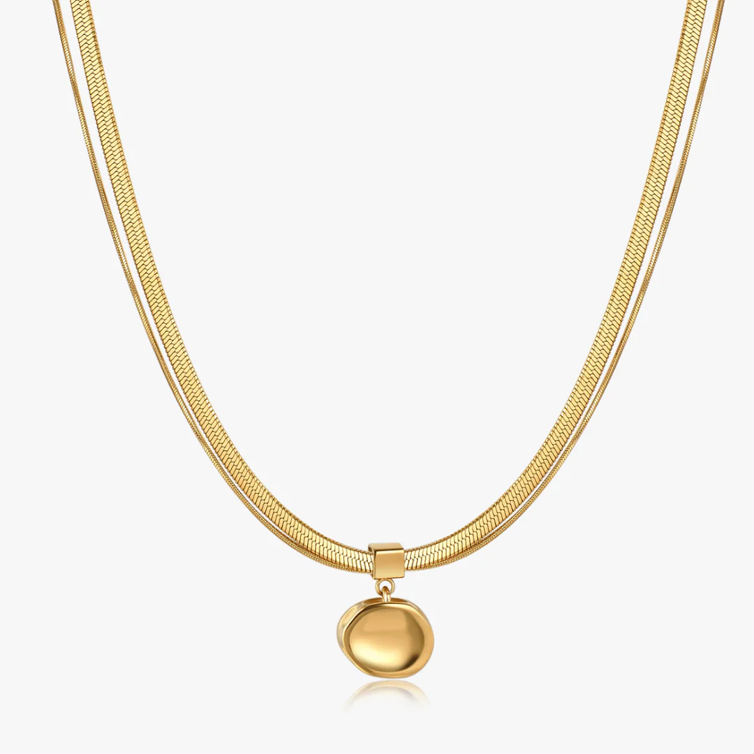 Maren Molten Drop Necklace - Image 4