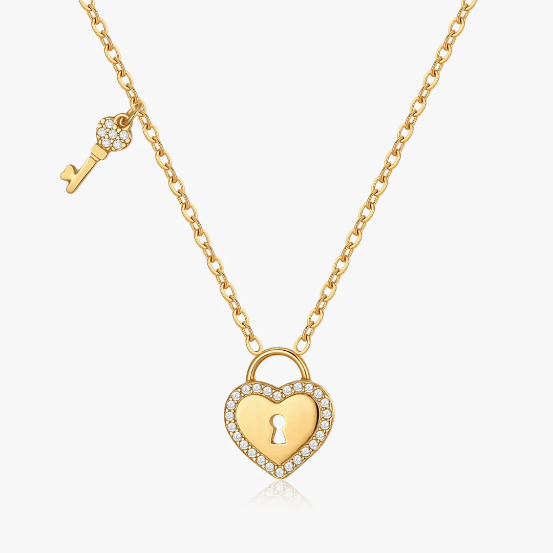 Margot Lock And Key Necklace - Image 5