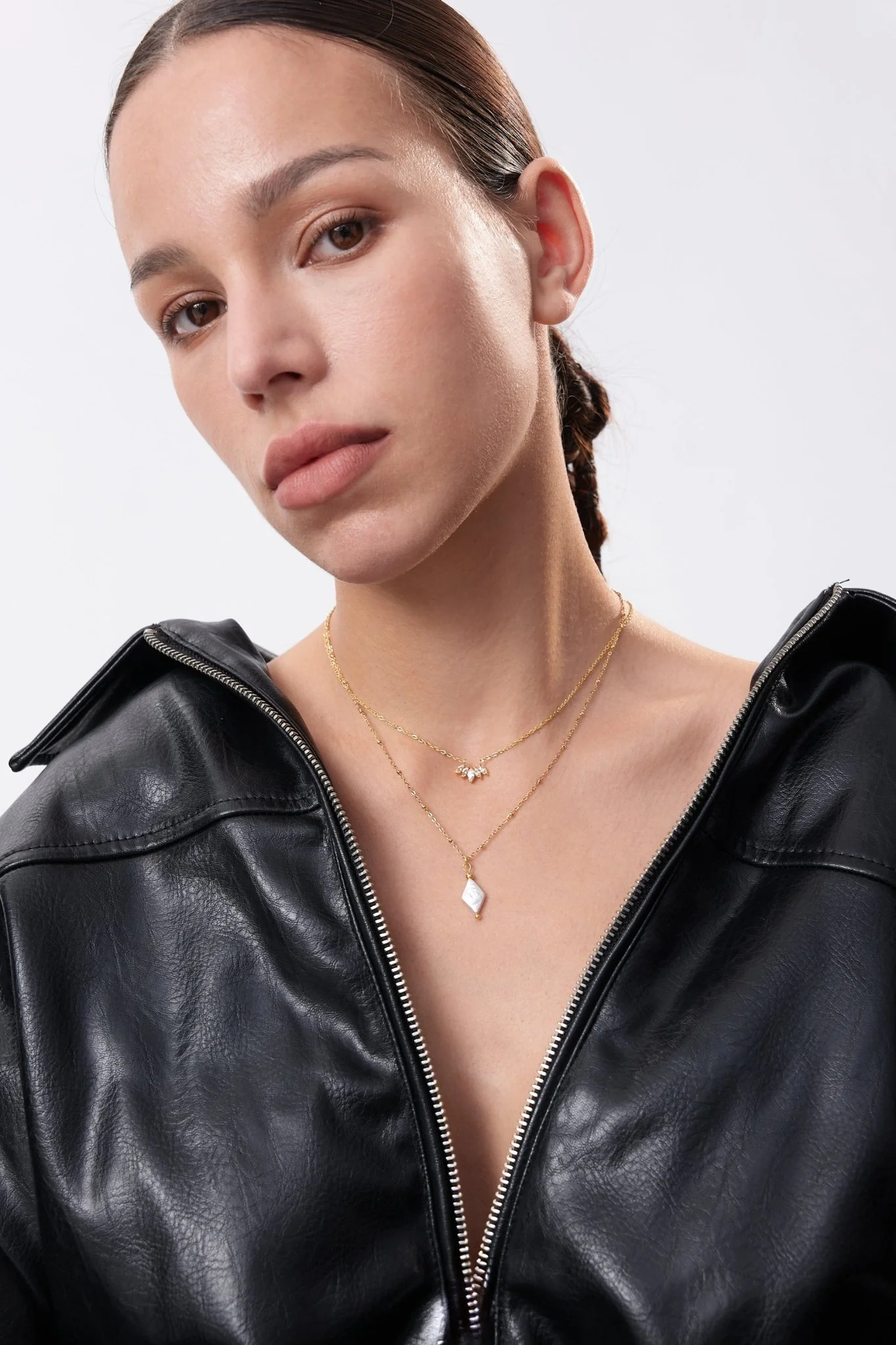 Marquise Gem Necklace - Image 2