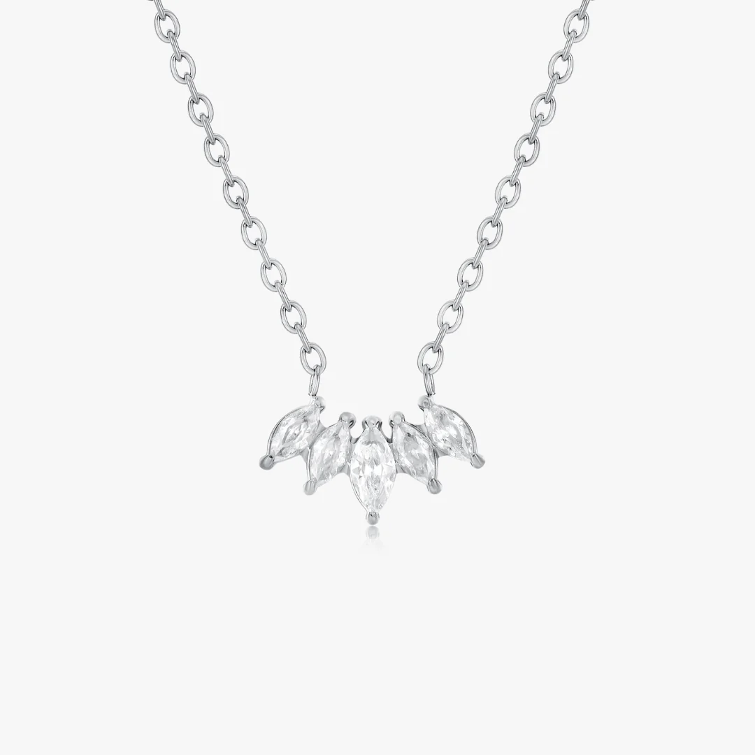 Marquise Gem Necklace - Image 5
