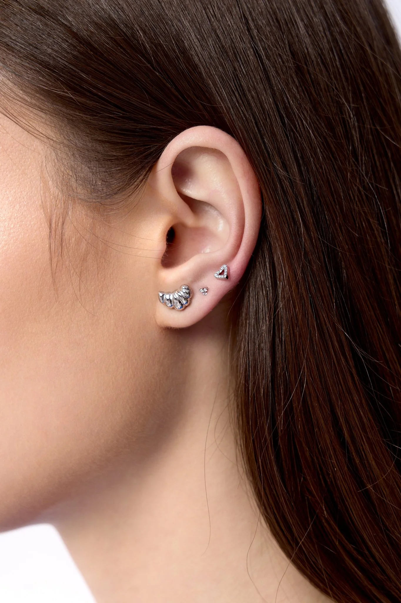 Micro Twinkle Titanium Flat Back Stud (Single) - Image 2