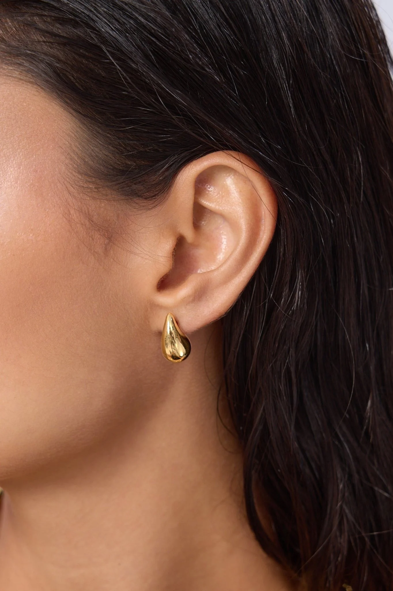 Mini Tear Drop Hoops - Image 2