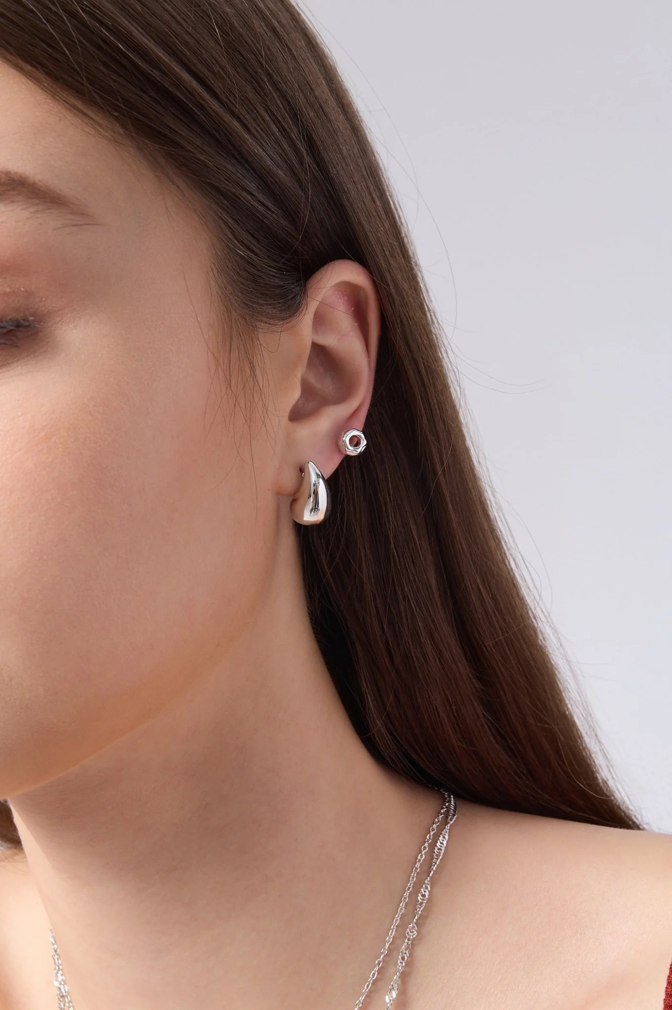 Mini Tear Drop Hoops - Image 3