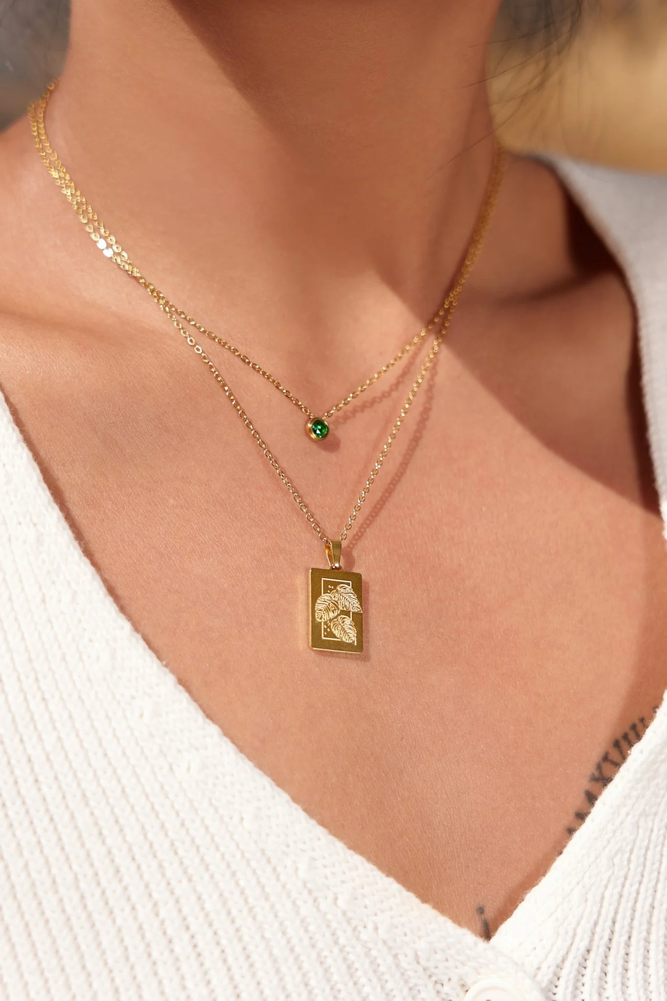 Monstera Necklace (Nature’s Divinity Collection) - Image 6