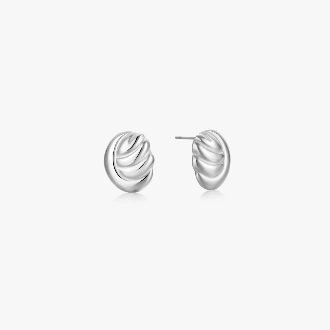 Norah Wave Stud Earrings - Image 5