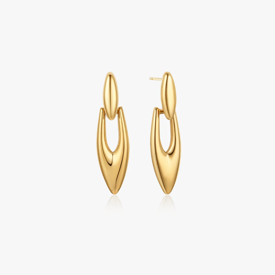 Nyla Tapered Drop Earrings - Image 4
