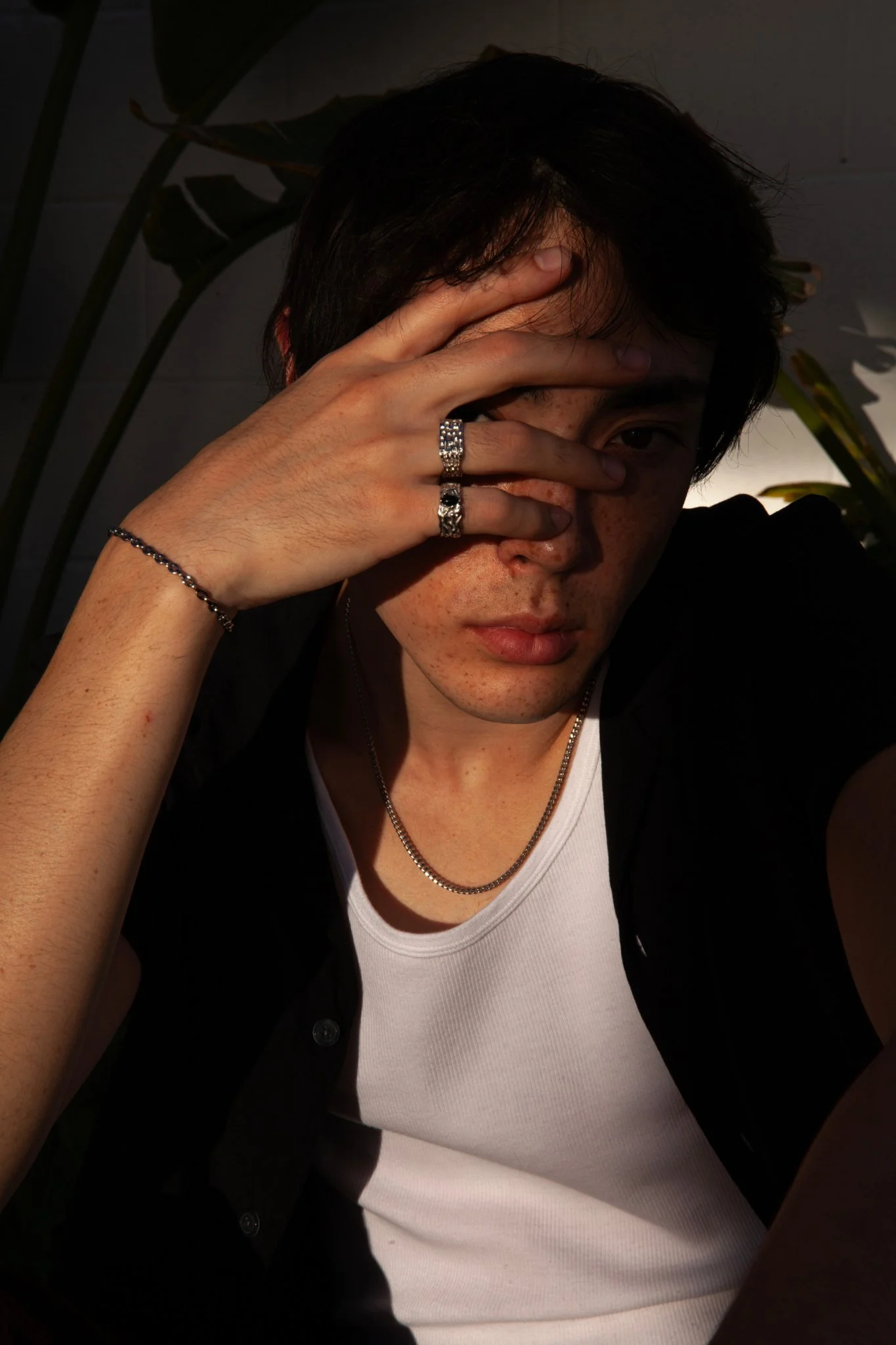 Thin Curb Silver Chain (Unisex) - Image 2