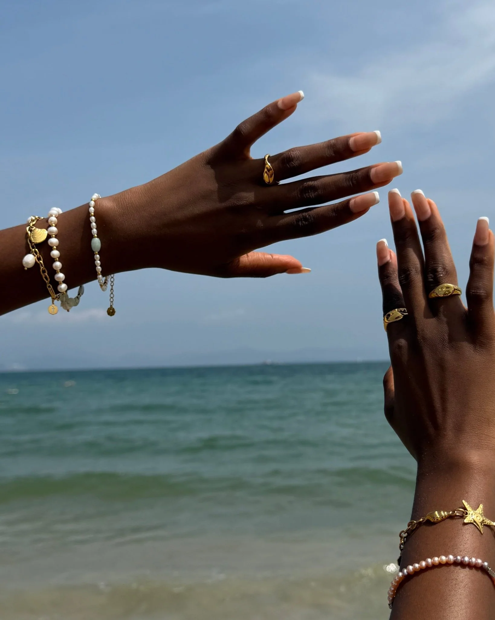Ocean Muse Pearl Charm Bracelet - Image 4