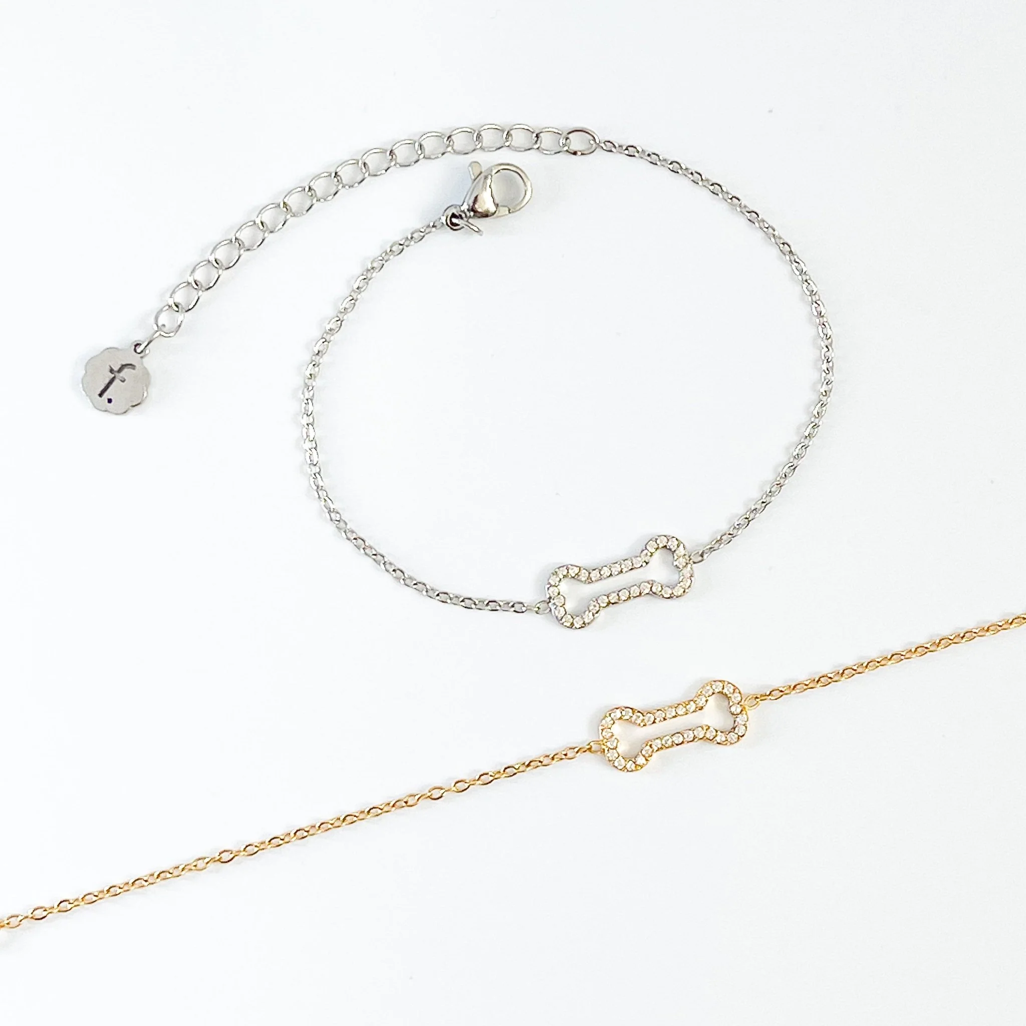 Pave Bone Bracelet (Pawsitive Change Collection)
