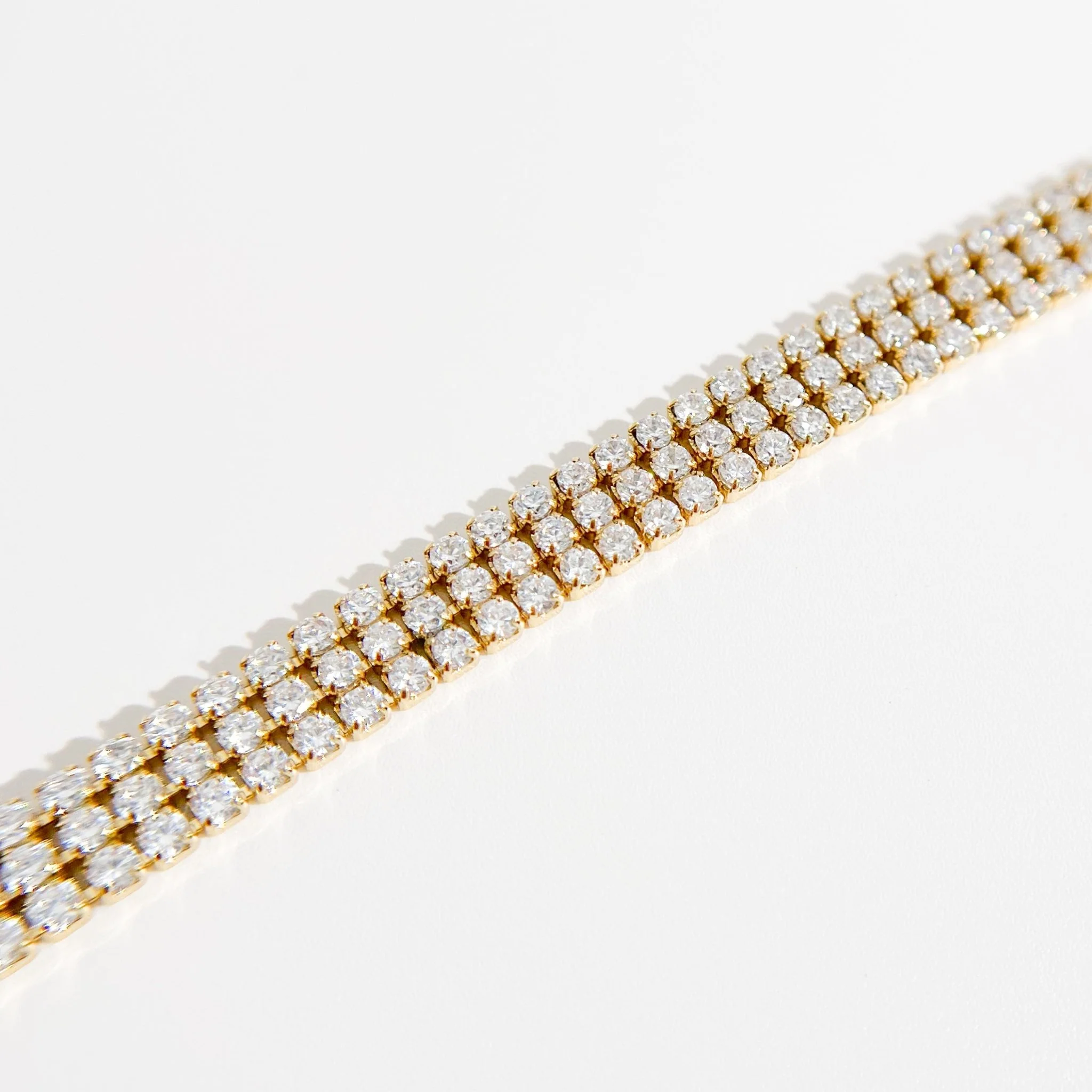 Pave Gems Bracelet in Gold - Image 3