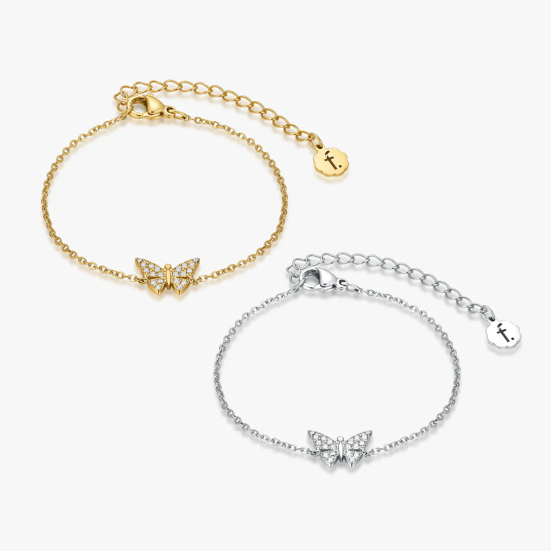 Pave Butterfly Bracelet