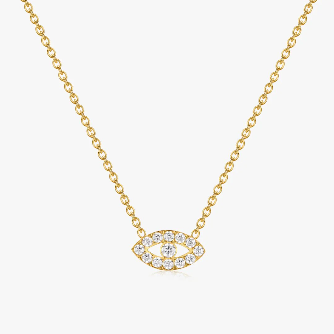 Pave Eye Necklace - Image 5