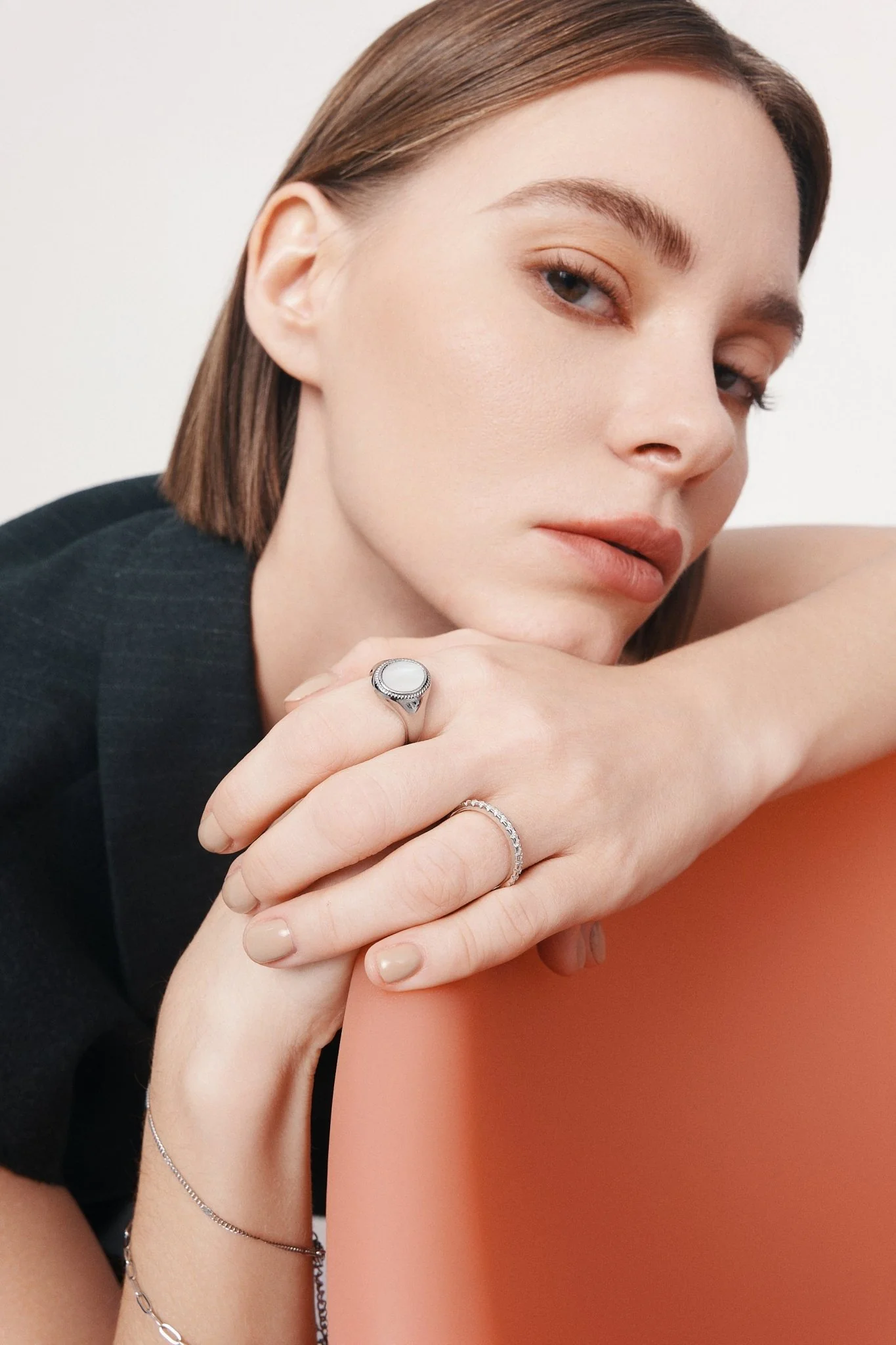 Pave Gem Sterling Silver Ring - Image 2