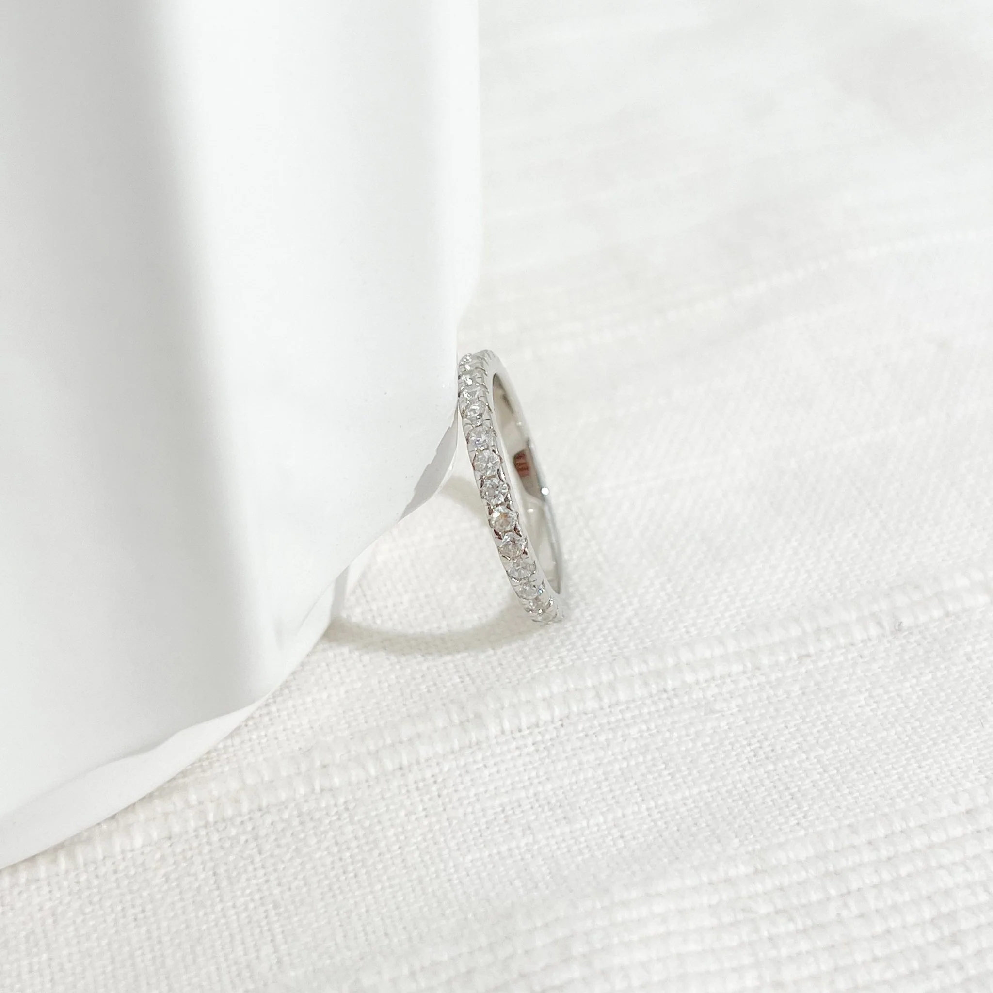 Pave Gem Sterling Silver Ring - Image 3
