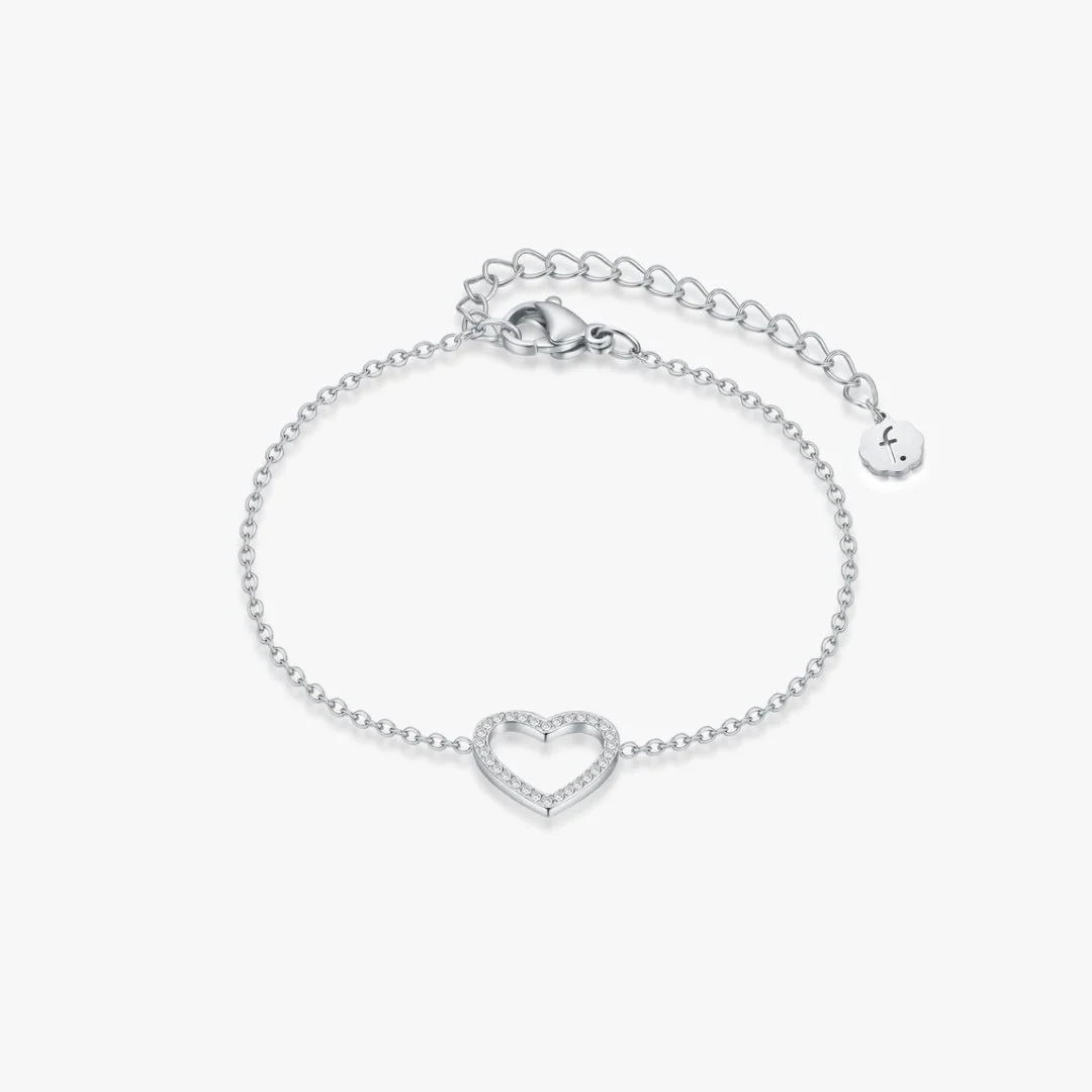Pave Heart Bracelet - Image 5