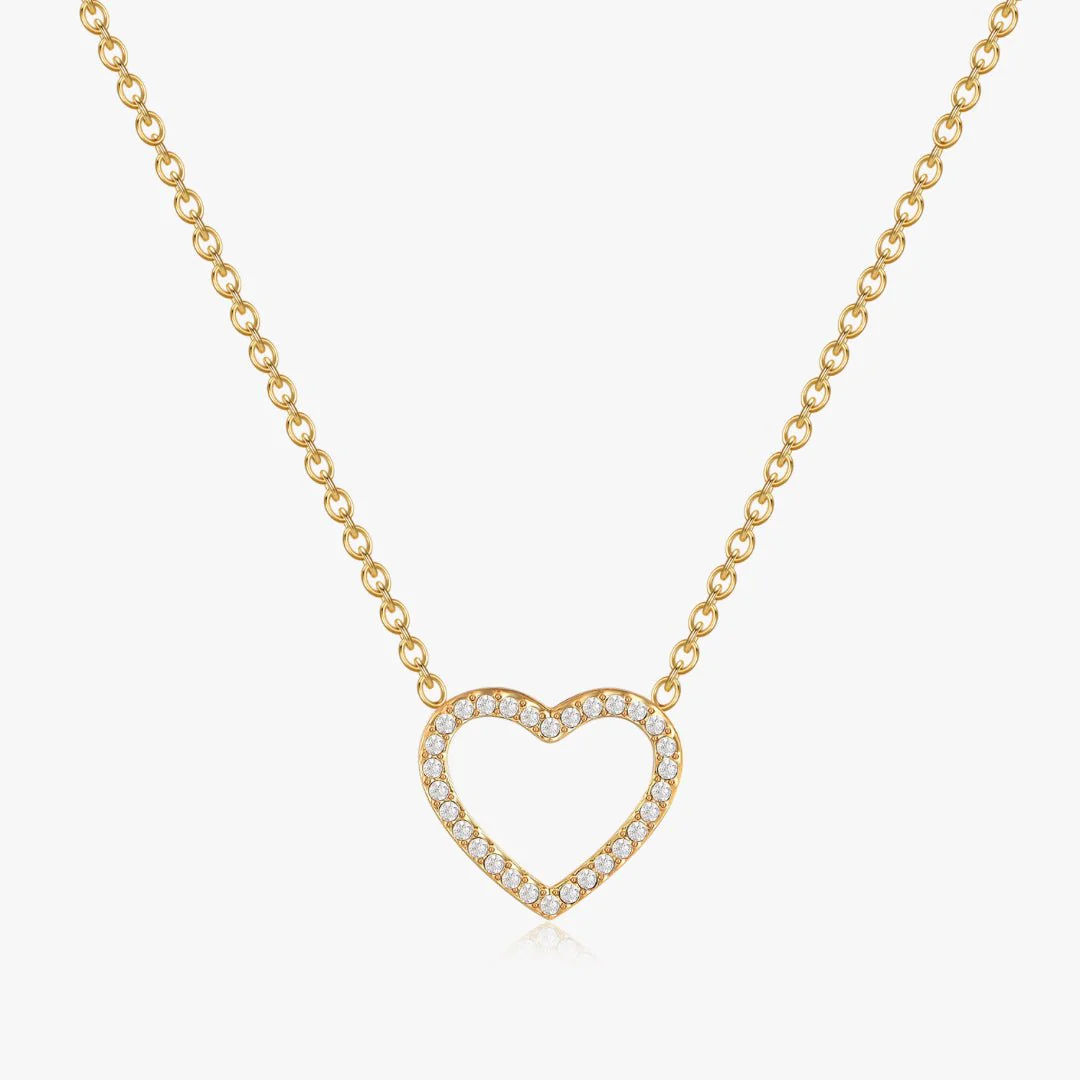 Pave Heart Necklace - Image 6