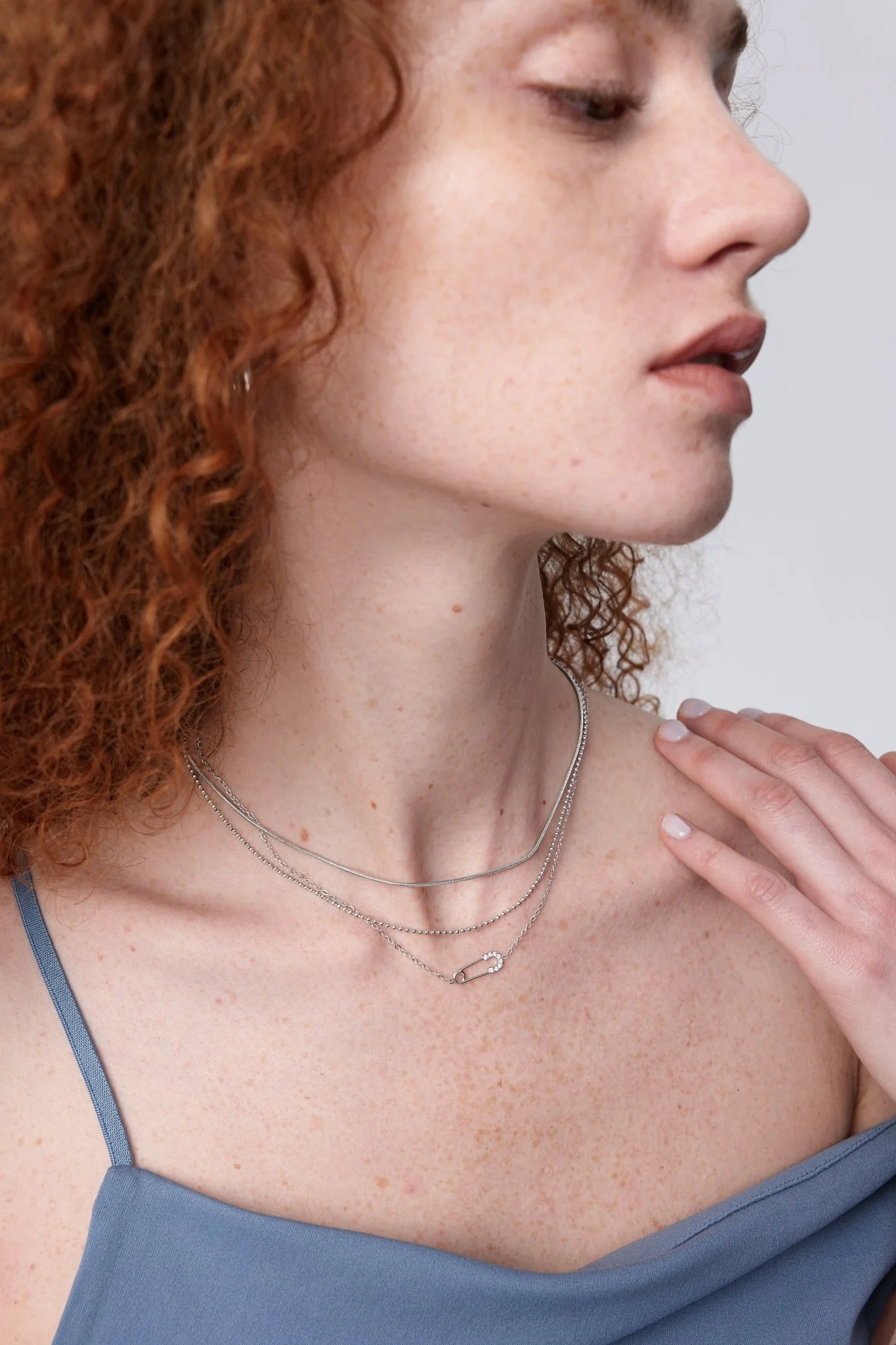 Pave Safety Pin Silver Bundle - Image 3