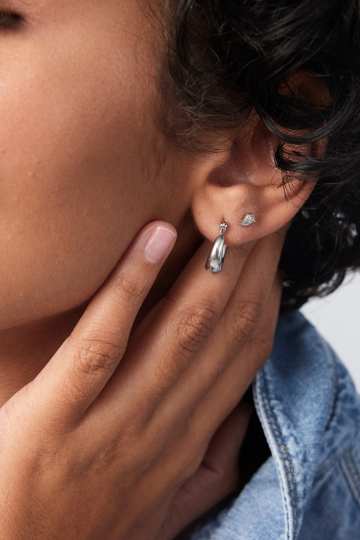 Puffed Mini Earrings - Image 5