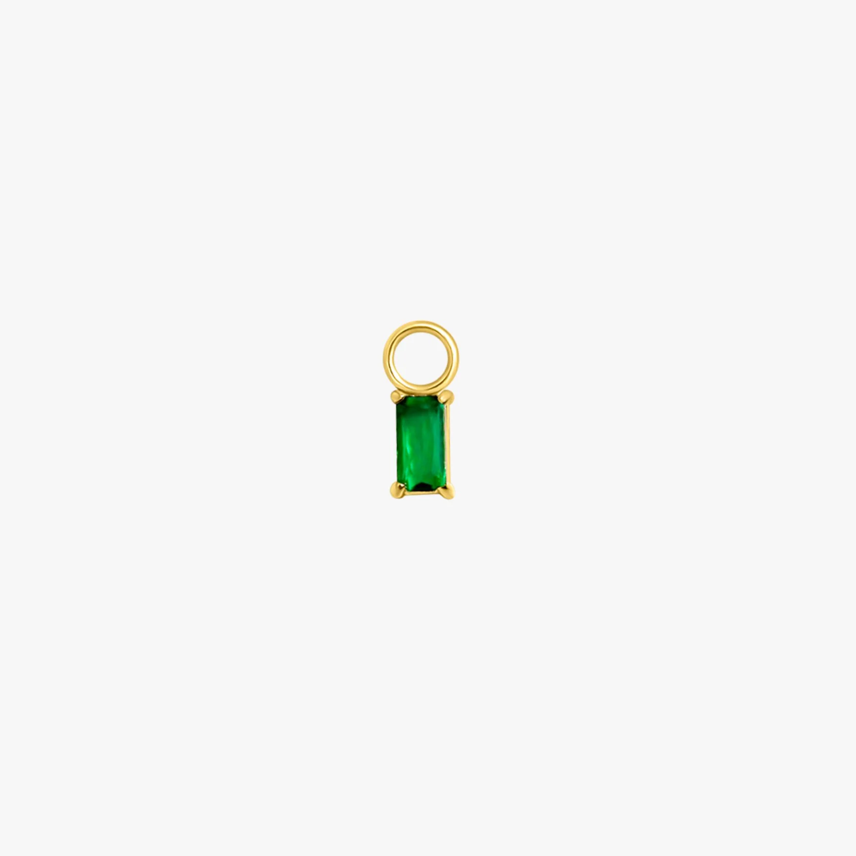 Rectangle Hoop Charms in Gold - Image 7