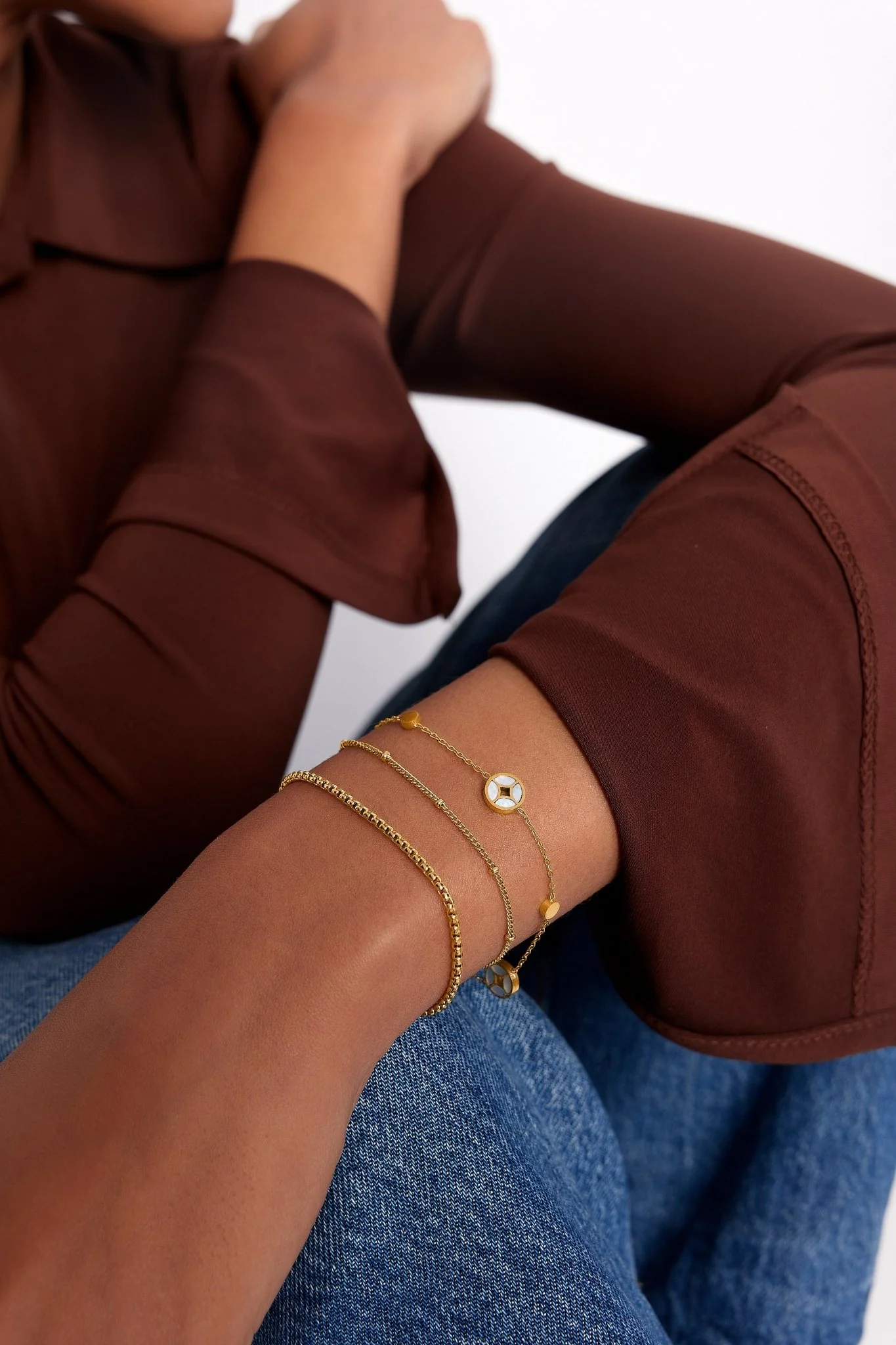 Round Box Chain Bracelet - Image 3