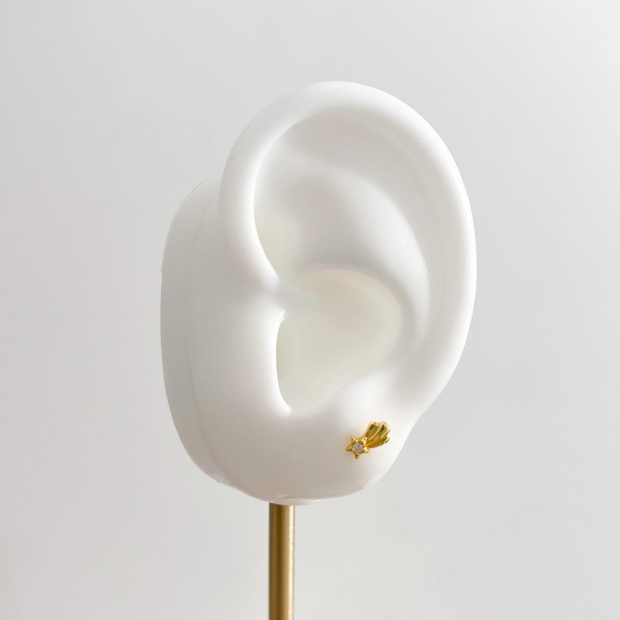 Shooting Star Studs in Gold - Image 5