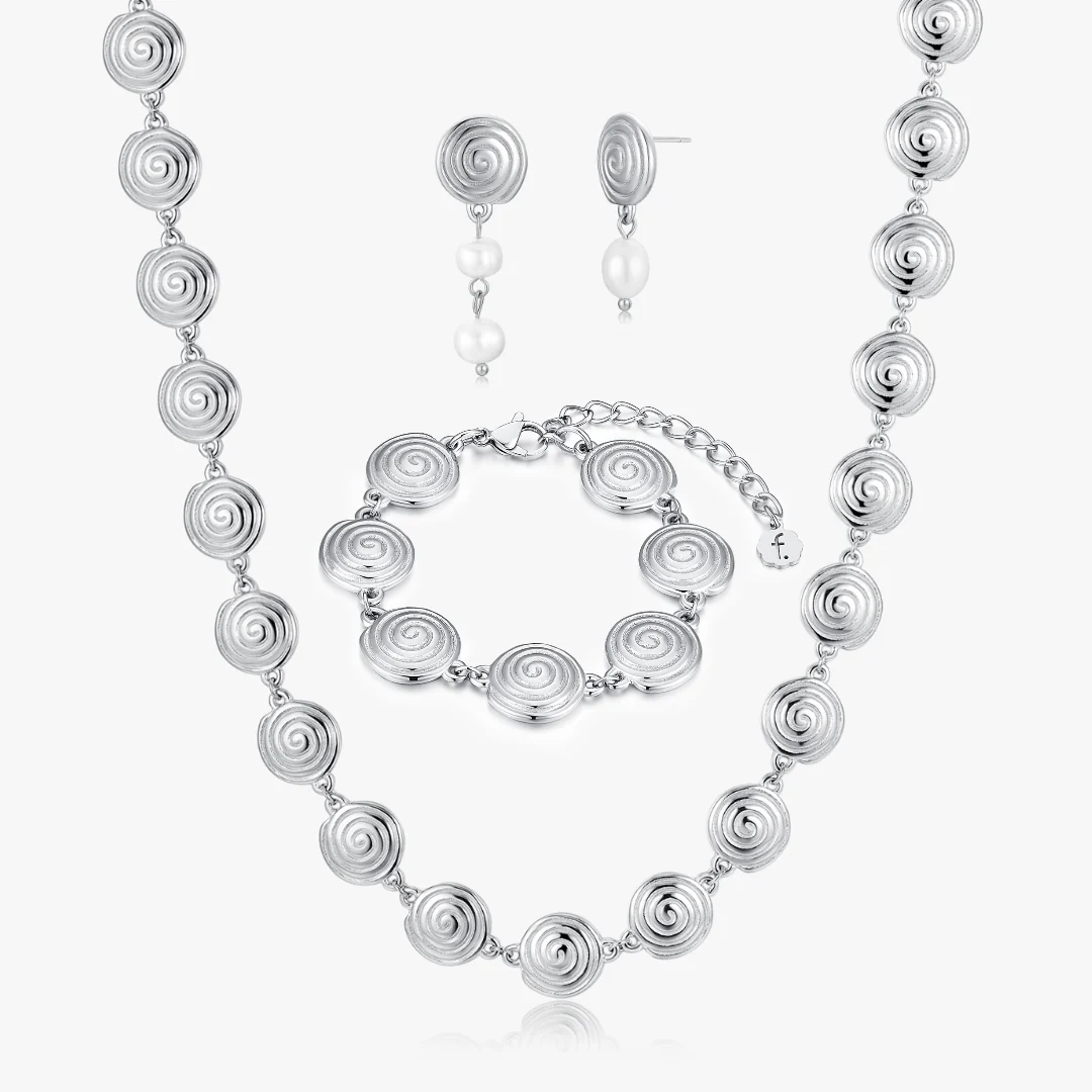 Silver Spiral Bundle (Greek Inspired Collection)