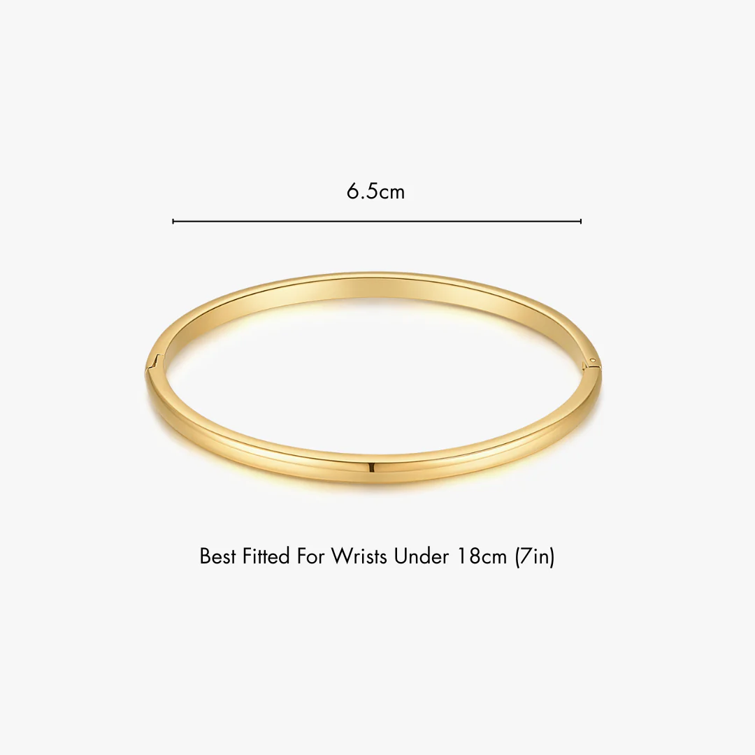 Simple Stacker Cuff Bangle Bracelet - Image 12