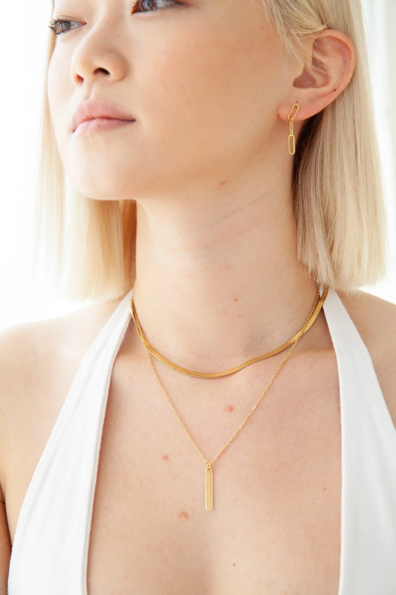 Simple Vertical Bar Necklaces - Image 3