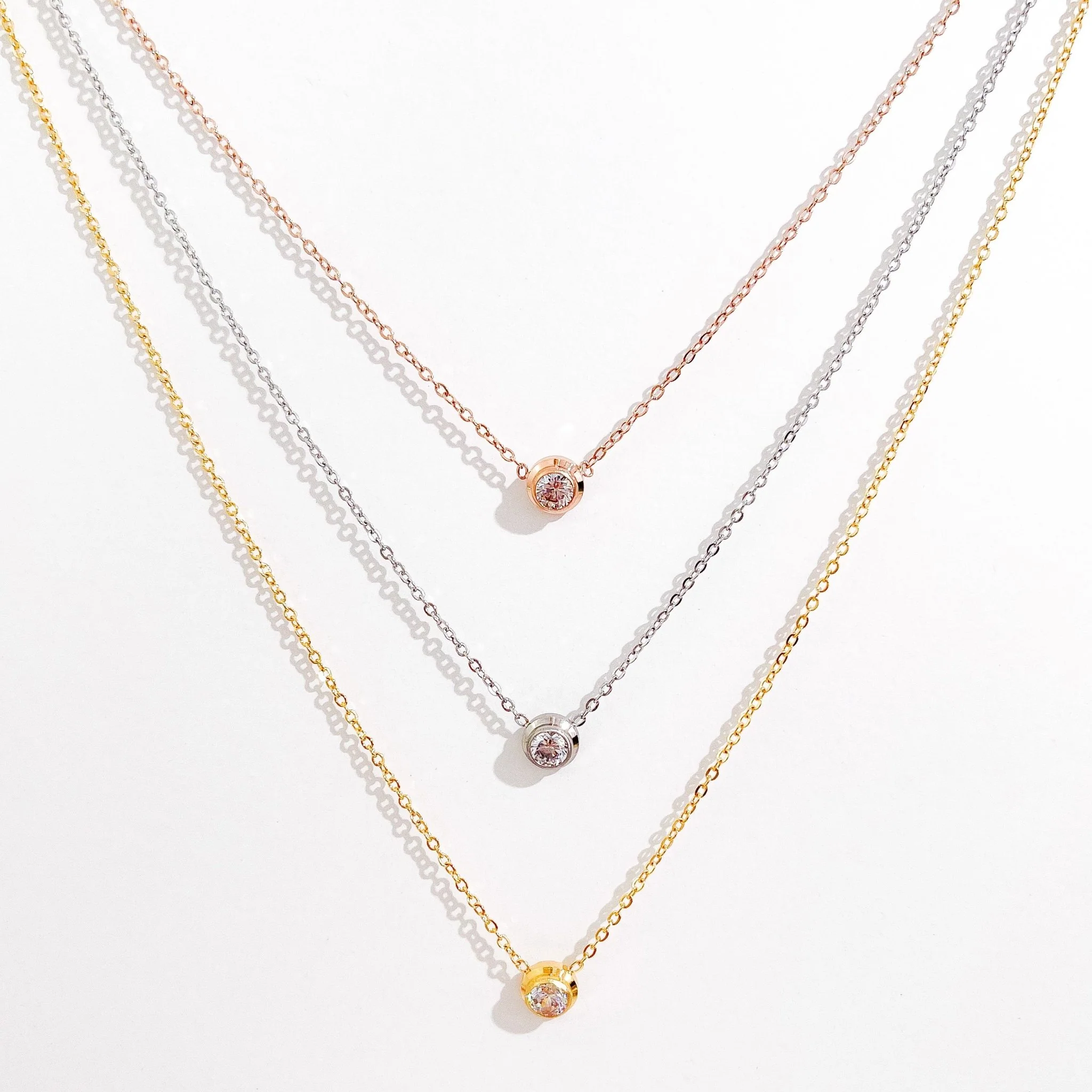 Single Gem Necklace