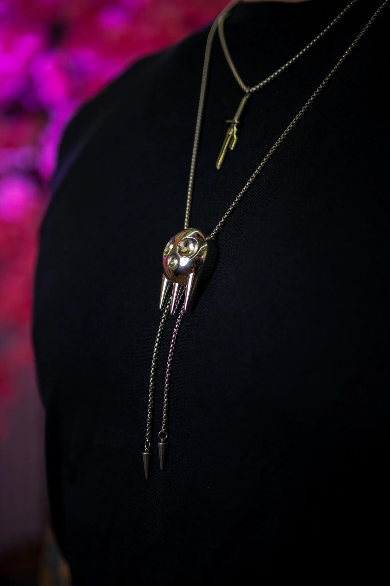 Skull Bolo Necklace (Anime Inspired Collection) - Image 7