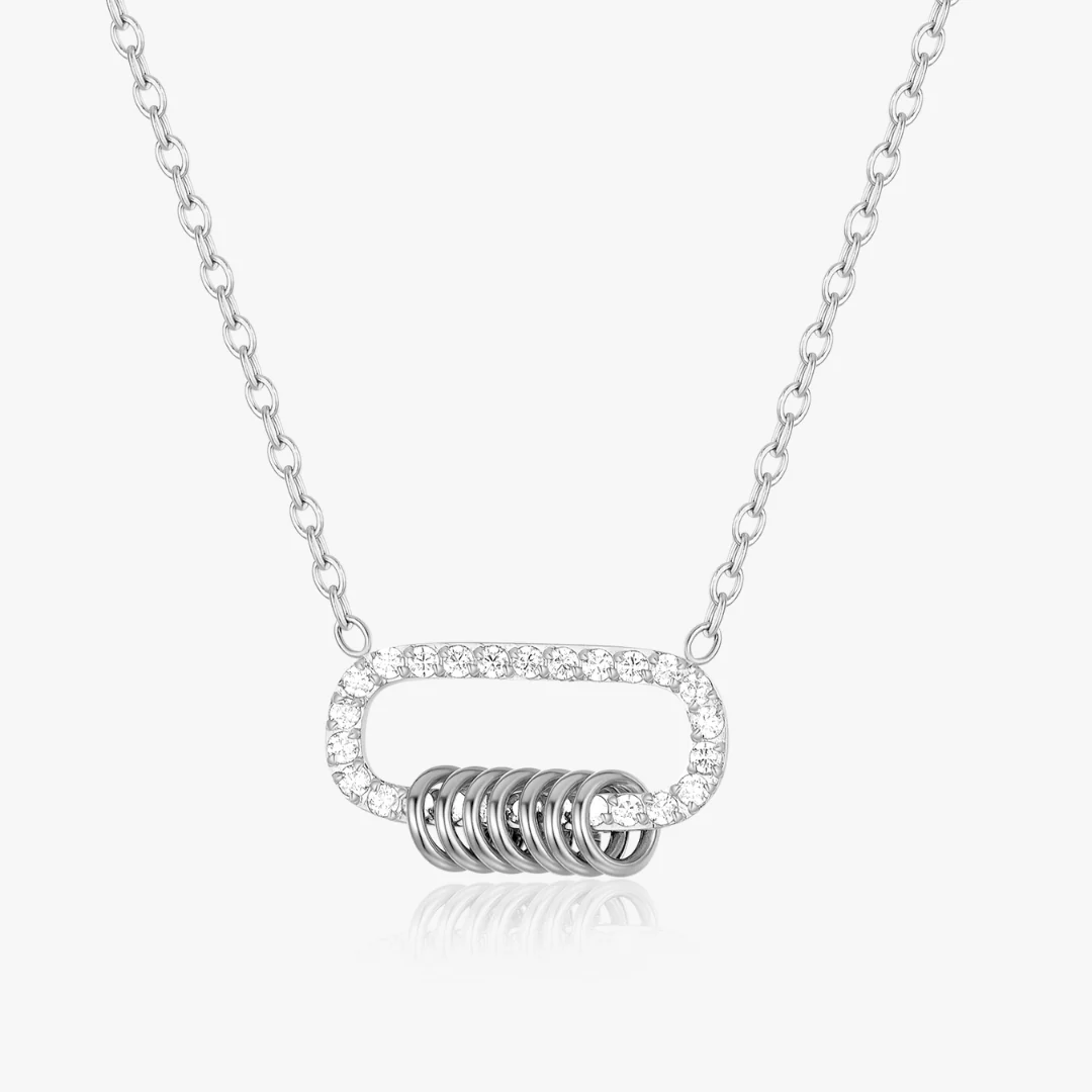 Sloane Stacked Loops Necklace - Image 6