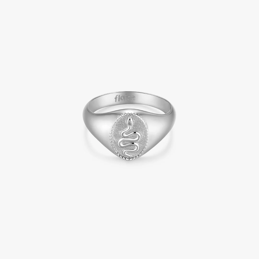 Snake Signet Ring - Image 10