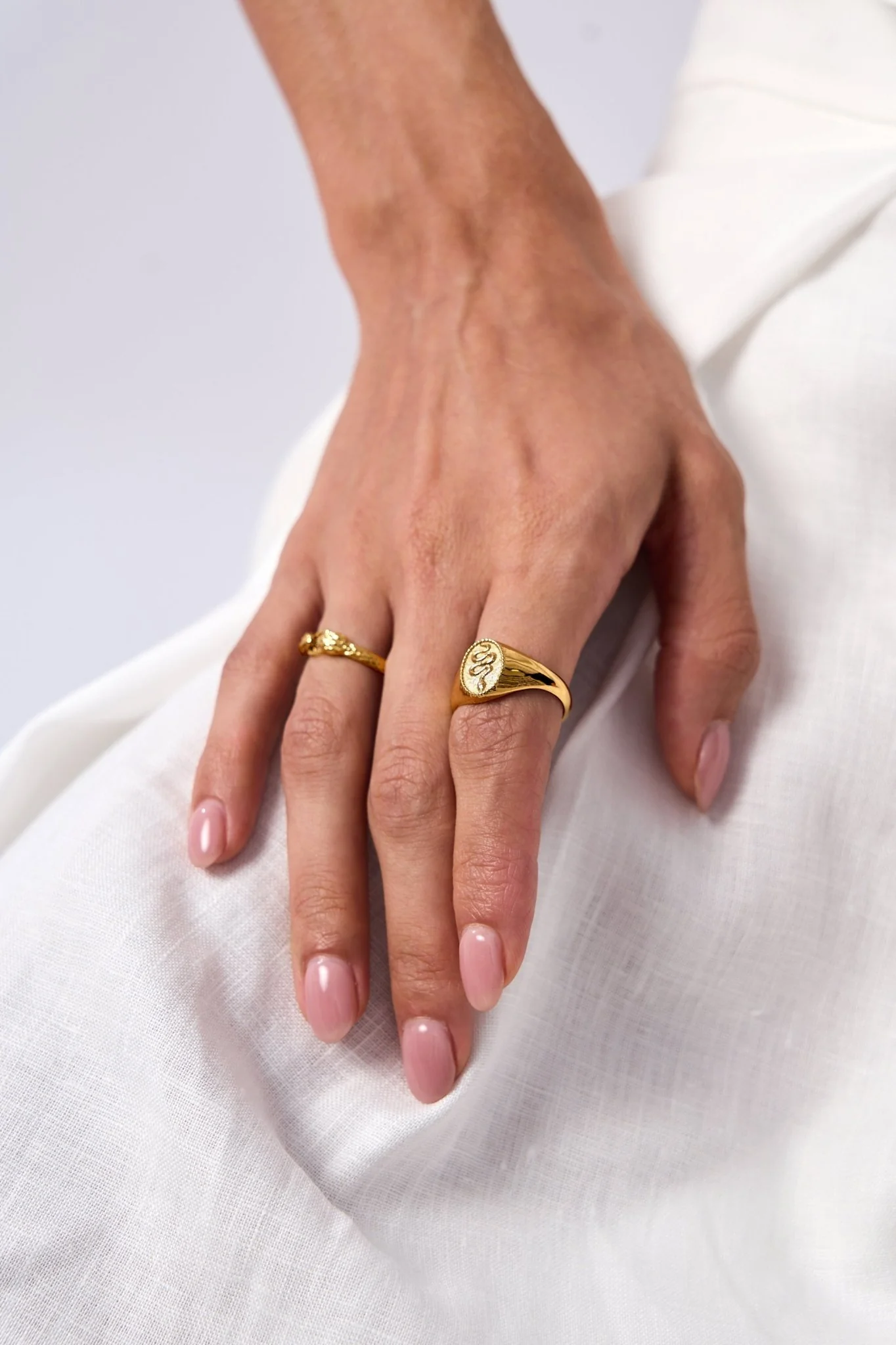 Snake Signet Ring - Image 4