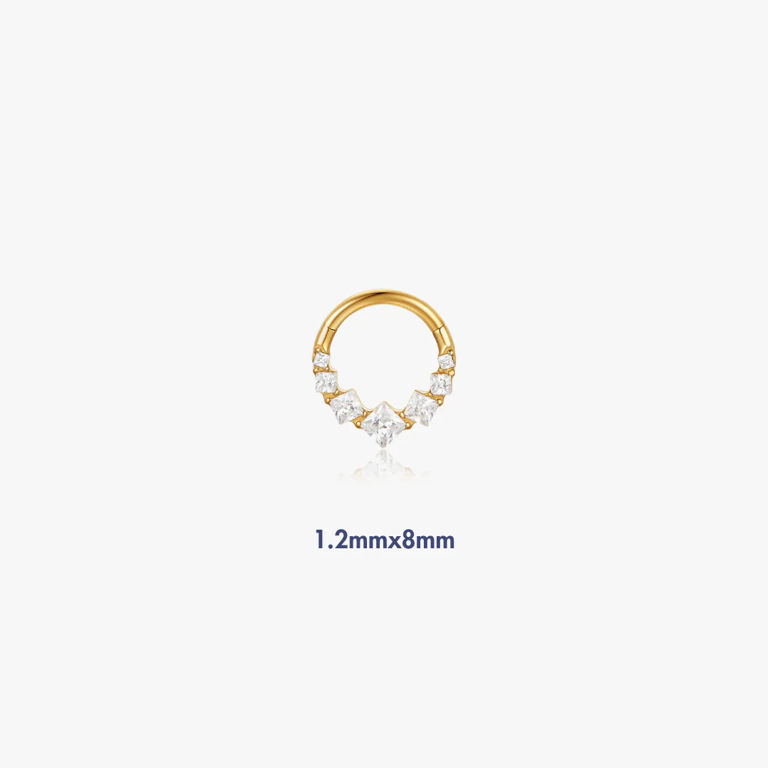 Square Up Titanium Hoop (Single) - Image 3