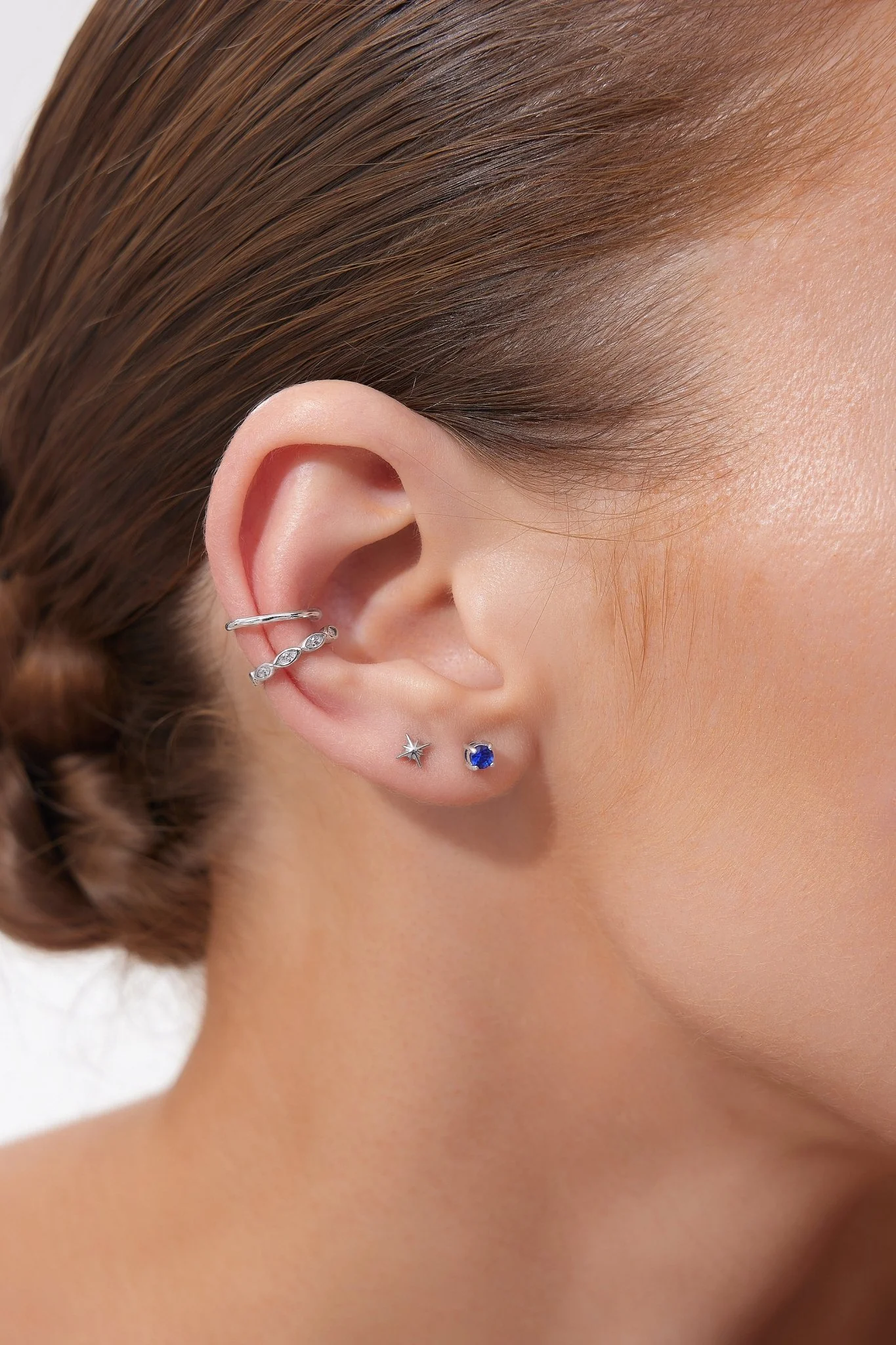 Starburst Titanium Flat Back Stud (Single) - Image 4
