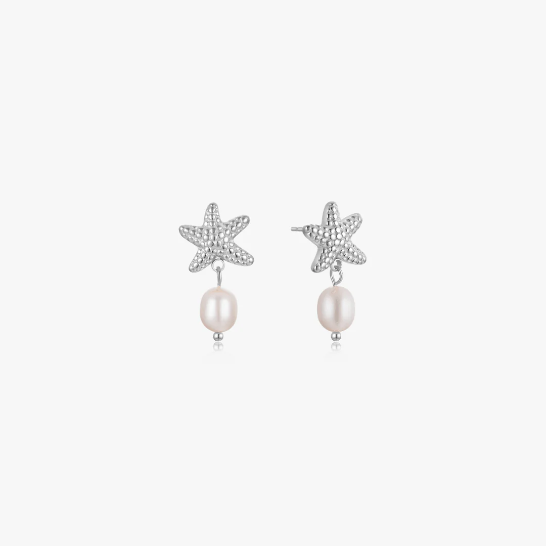 Starfish Pearl Earrings - Image 4