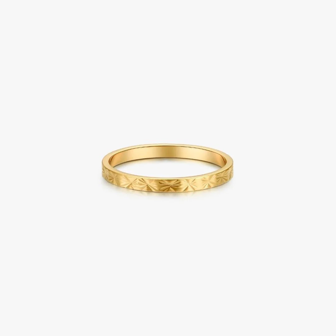 Sunburst Band Ring - Image 2