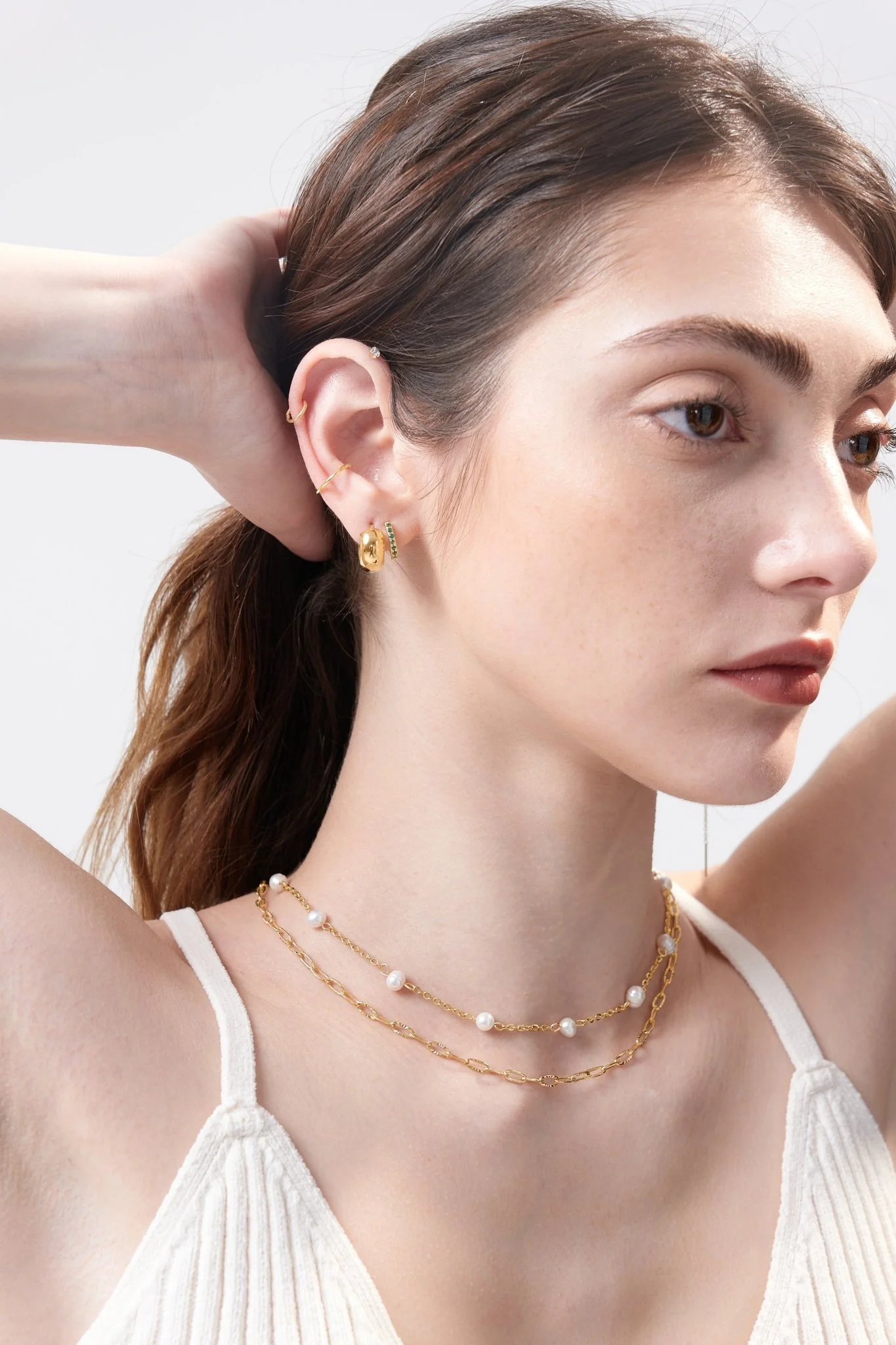 Sunburst Chain Link Necklaces - Image 3