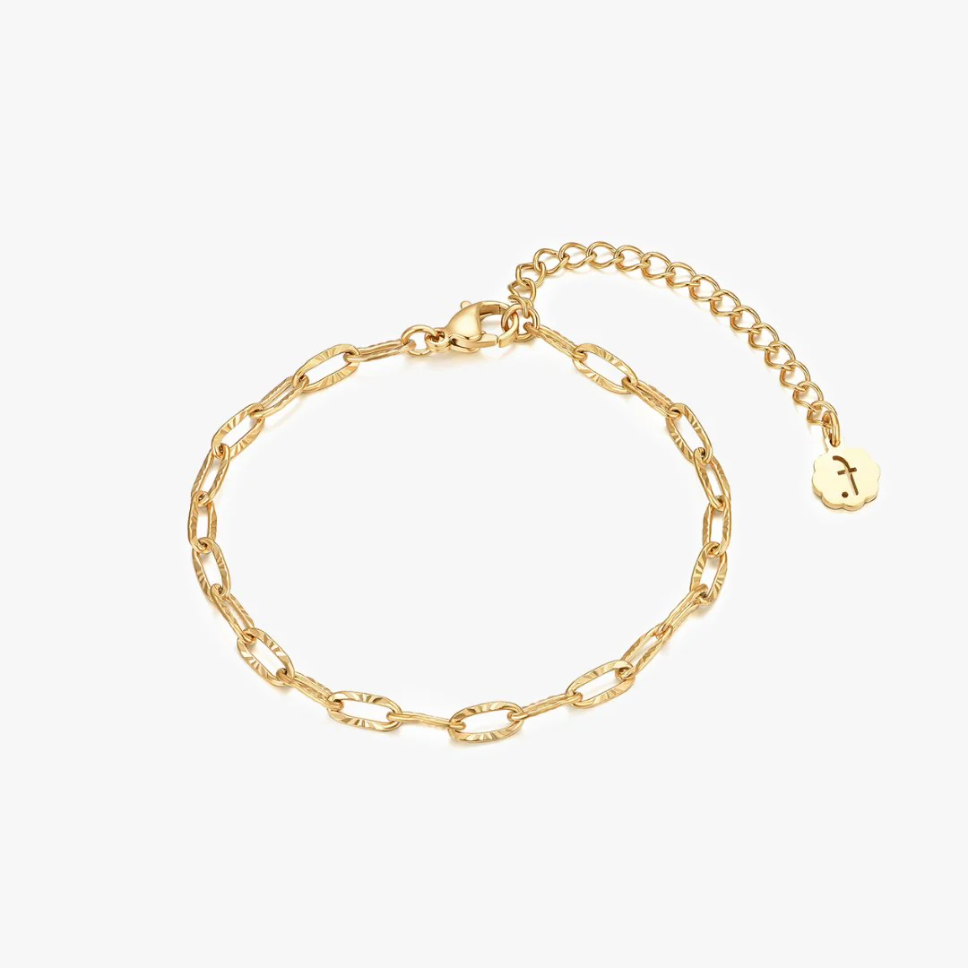 Sunburst Link Chain Bracelet - Image 6